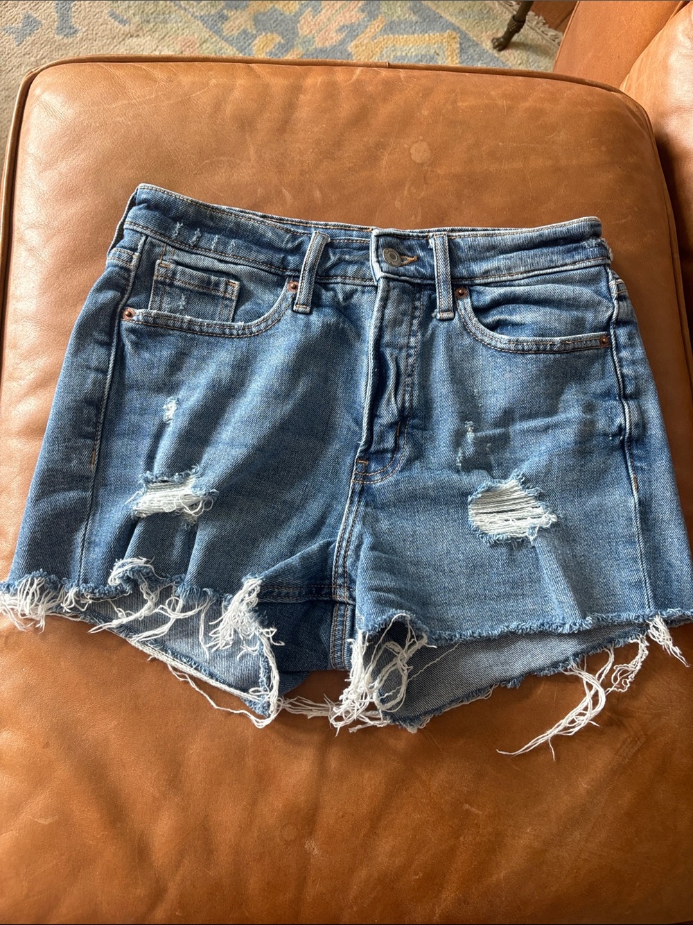 Old Navy Light Blue High-Rise O.G. Straight Jeans